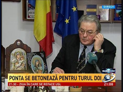 Vadim Tudor: În mod idealist am spus că îl sprijin pe Ponta