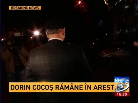 Dorin Cocoş rămâne în arest