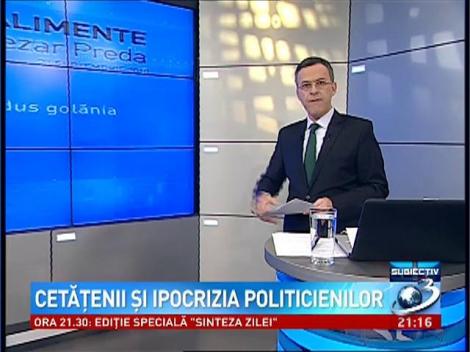 Subiectiv: Cetăţenii şi ipocrizia politicienilor