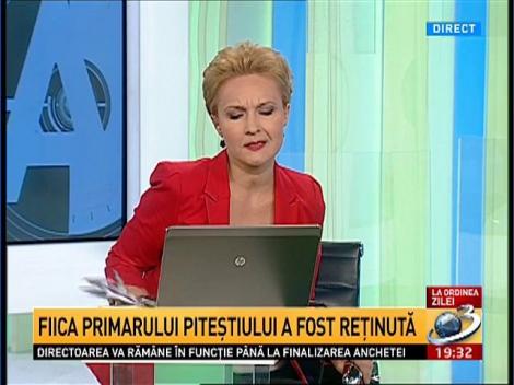 Fiica primarului Piteştiului a fost reţinută