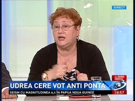 Udrea cere vot anti-Ponta