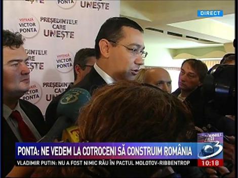 Victor Ponta: Domnul Tăriceanu este garanţia că nu se va schimba cota unică