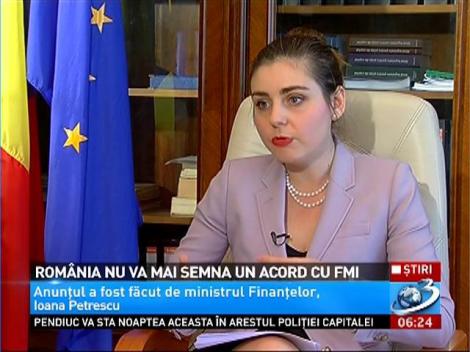 România nu va mai semna un acord cu FMI