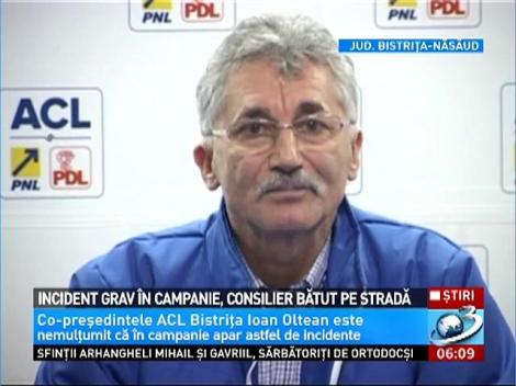 Incident grav &icirc;n campanie. Consilier bătut pe stradă