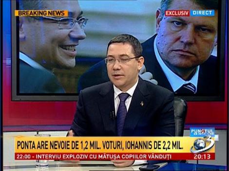 Ponta: Iohannis are slabiciunea functiilor