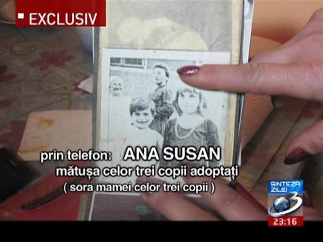 Sinteza Zilei: Interviu cu Ana Susan, matusa celor trei copii adoptati