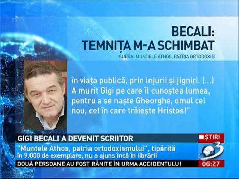 Gigi Becali a devenit scriitor