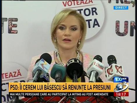 Firea: Se doreşte, &icirc;n opinia noastră, prelungirea mandatului de preşedinte al domnului Traian Băsescu