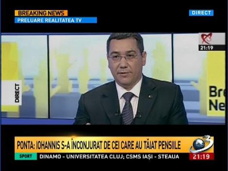 Confruntarea Ponta-Iohannis! Iohannis: Ca preşedinte, vreau o economie funcţională