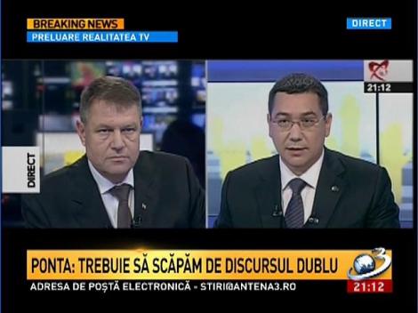 Confruntarea Ponta-Iohannis! Ponta: Iohannis s-a înconjurat de cei care au tăiat pensiile