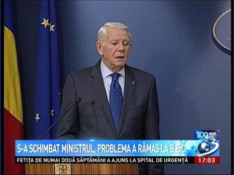 100 de Minute: S-a schimbat ministrul, problema a rămas la B.E.C