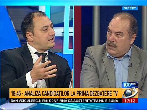 100 de Minute: Cine a c&acirc;ştigat dezbaterea electorală? Ponta sau Iohannis?