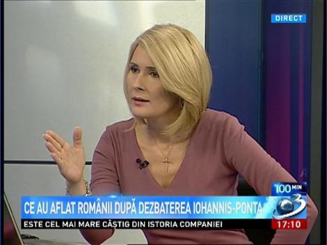 100 de Minute: Ce au aflat rom&acirc;nii după dezbaterea Ponta-Iohannis
