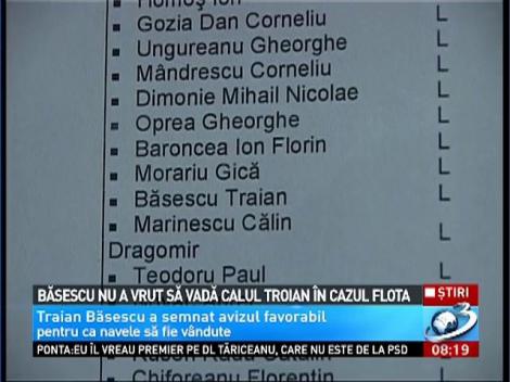 ACTUL SEMNAT de mâna lui Traian Băsescu ce le-a permis grecilor să plece cu navele noastre