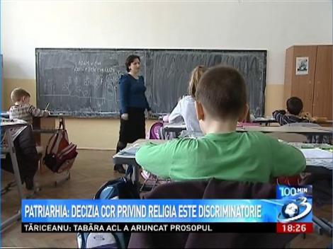 Patriarhia consideră discriminatorie decizia CCR privind orele de religie &icirc;n şcoli