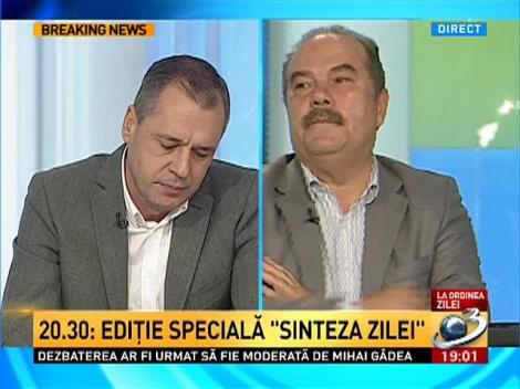 Schimb dur de replici între Mugur Ciuvică şi Mihăiţă Calimente
