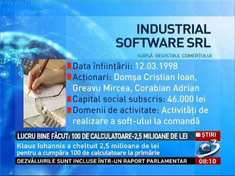 Lucru bine făcut de Iohannis: 100 de calculatoare= 2,5 milioane de lei