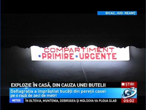 O acumulare de gaze a dus la o explozie puternică în Bicaz