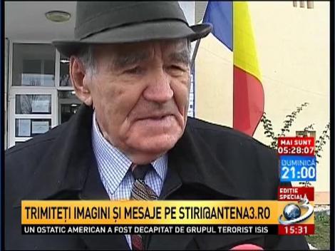 Moş Verbiţă, veteranul de război care le-a ţinut piept procurorilor DNA, ne îndeamnă la vot