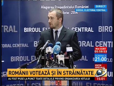 BEC anunţă situaţia voturilor din străinătate