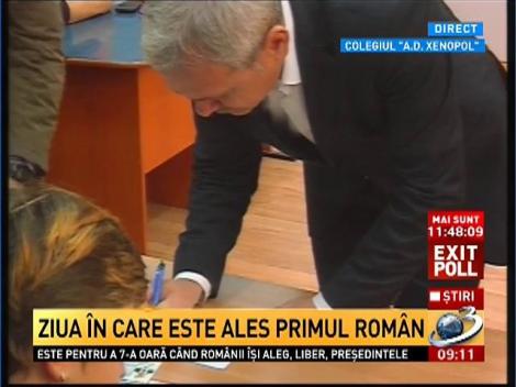 Liviu Dragnea a mers să voteze la Colegiul A.D.Xenopol