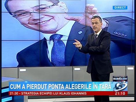 Subiectiv: Cum a pierdut Ponta alegerile în ţară