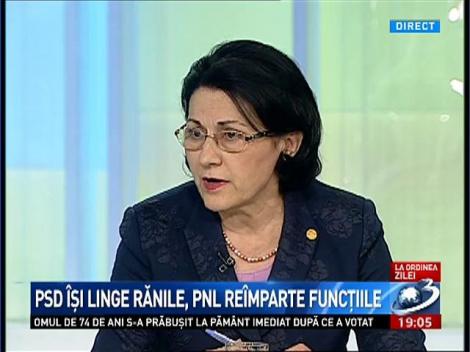 Ecaterina Andronescu: Votul din diaspora a fost preluat de echipa lui Iohannis, care au rostogolit-o ca o mare sanctiune la adresa guvernului