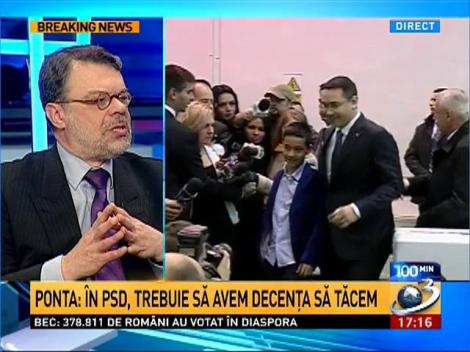 Daniel Barbu: PSD-ul şi-a făcut datoria, şi-a atins electoratul. Nu cred că Dragnea are vre-o vină