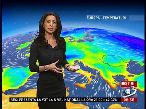 Cum va fi vremea &icirc;n următoarele zile