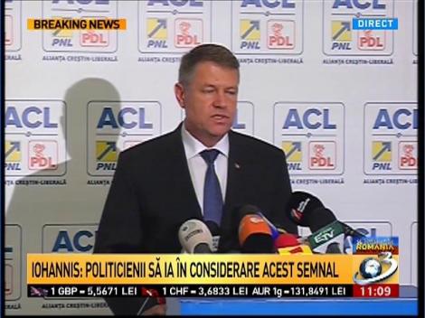 Iohannis: Mulţumesc tuturor celor care au ieşit la vot. Acum trebuie să ne apucăm de treabă