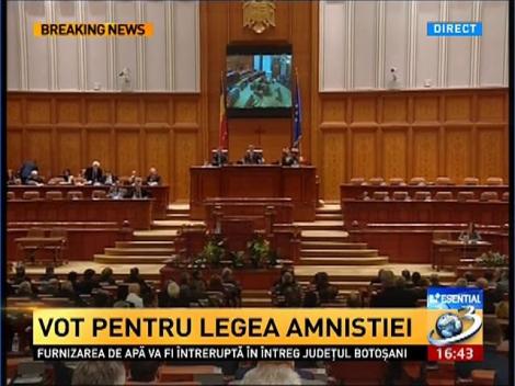 Legea amnistiei, respinsă definitiv