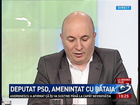 La Ordinea Zilei: Deputat PSD, ameninţat cu bătaia