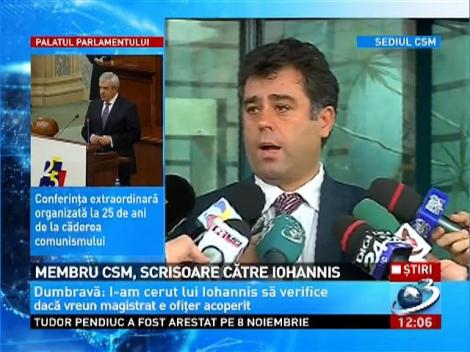 Un membru CSM &icirc;i cere lui Iohannis demersuri pentru ridicarea imunităţii unor parlamentari