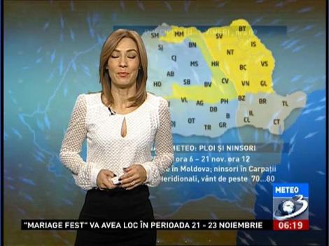 Prognoza meteo 21 noiembrie 2014