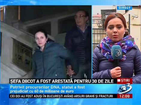 Şefa DIICOT a fost ARESTATĂ pentru 30 de zile. Alina Bica s-a predat în această dimineaţă