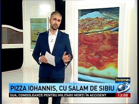 Pizza Iohannis cu salam seSibiu, în ediție limitată