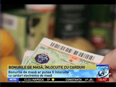 Bonurile de masă, &icirc;nlocuite cu carduri