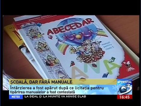 Elevii de clasa I şi a II a nu au nici acum manuale după care să &icirc;nveţe