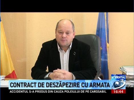 Contract de deszăpezire cu armata