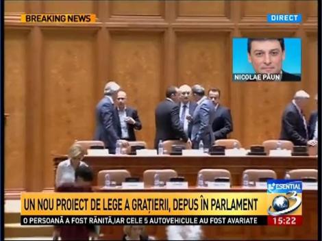 Un nou proiect de lege a graţierii, depus &icirc;n Parlament