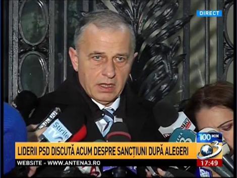 Vanghelie, Şova şi Geoană, suspendaţi din PSD