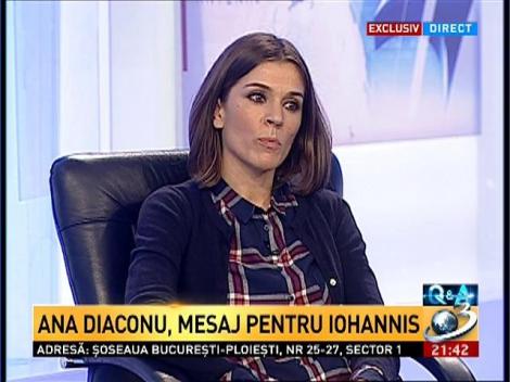 Q&A: Ana Diaconu, mesaj pentru Iohannis