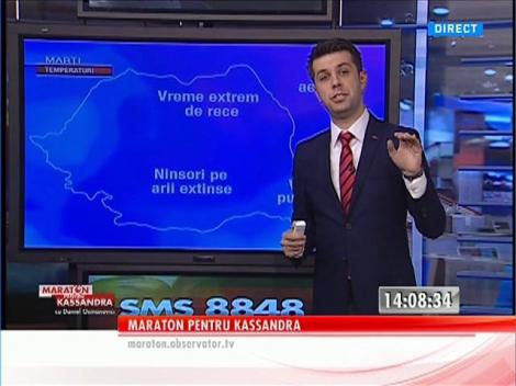 ANM a emis o avertizare de ninsori, v&acirc;nt şi polei. Va ninge şi &icirc;n Bucureşti