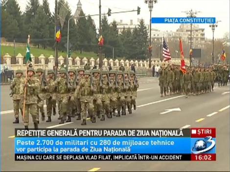 Repetitie general pentru parada de Ziua Nationala