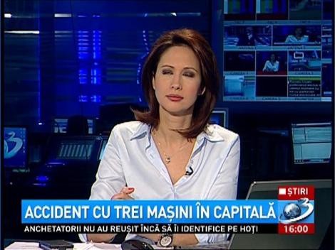 ACCIDENT rutier &icirc;n Capitală. O persoană a fost rănită