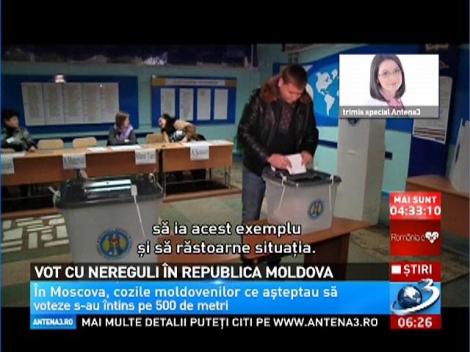 Vot cu nereguli &icirc;n Republica Moldova