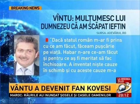 Vîntu face dezvăluiri ULUITOARE despre cum a furat statul