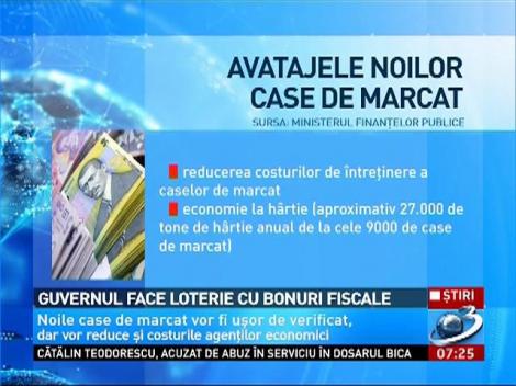 Românii vor participa la loterie cu bonuri fiscale