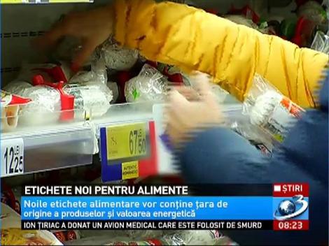 Etichete noi pentru alimente