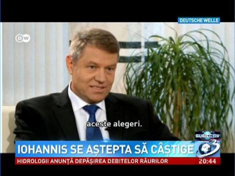 Subiectiv: Klaus Iohannis se aştepta să c&acirc;ştige alegerile prezidenţiale